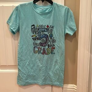 Teal beginning of the year for like the first day of fifth grade